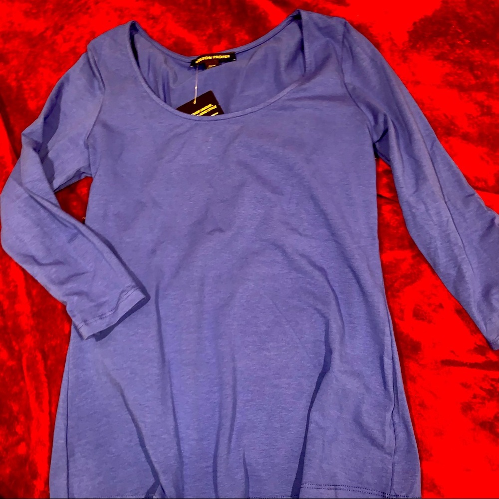 Boston Proper blue top